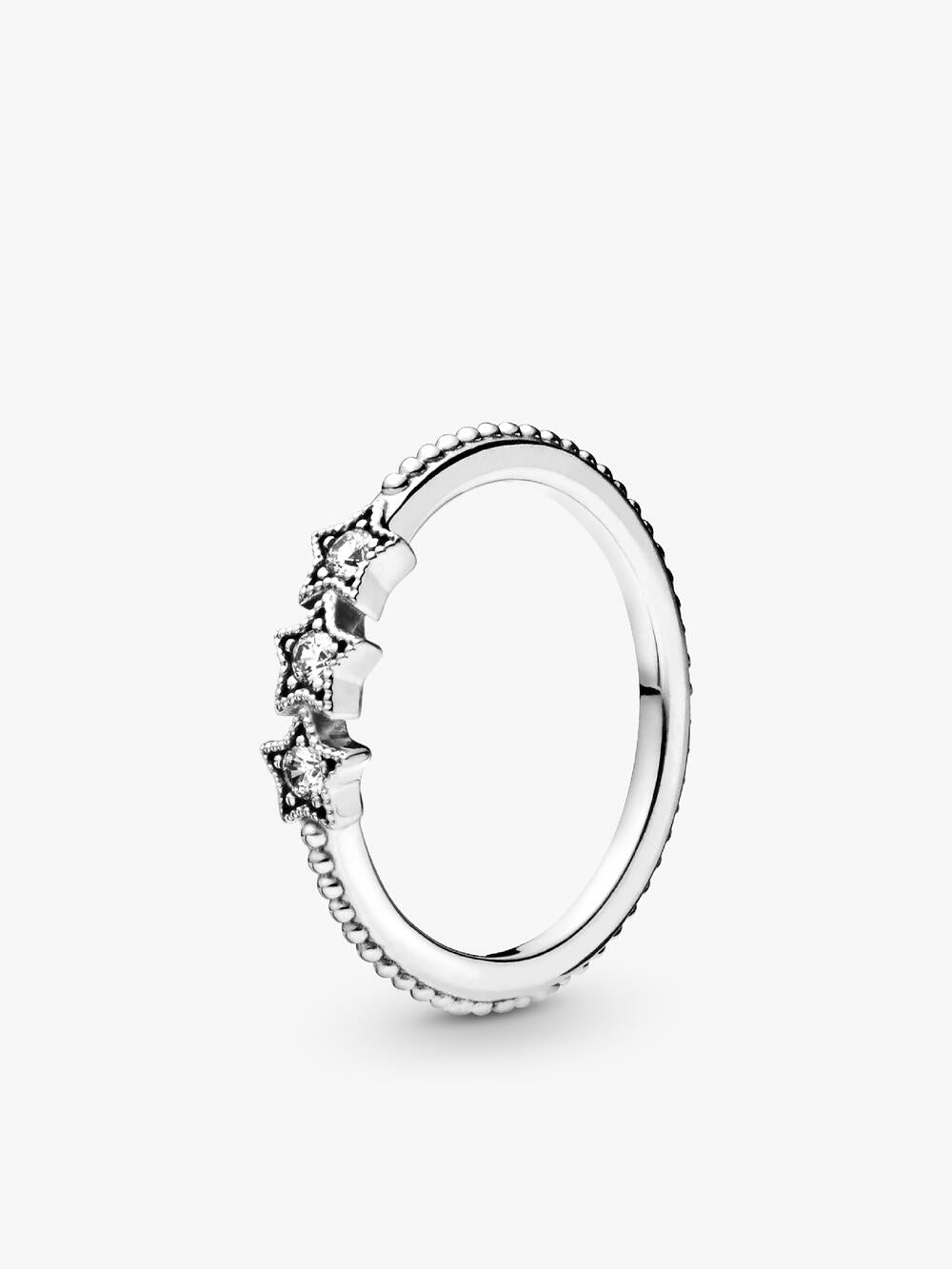 Sparkling Moon Stud Earrings