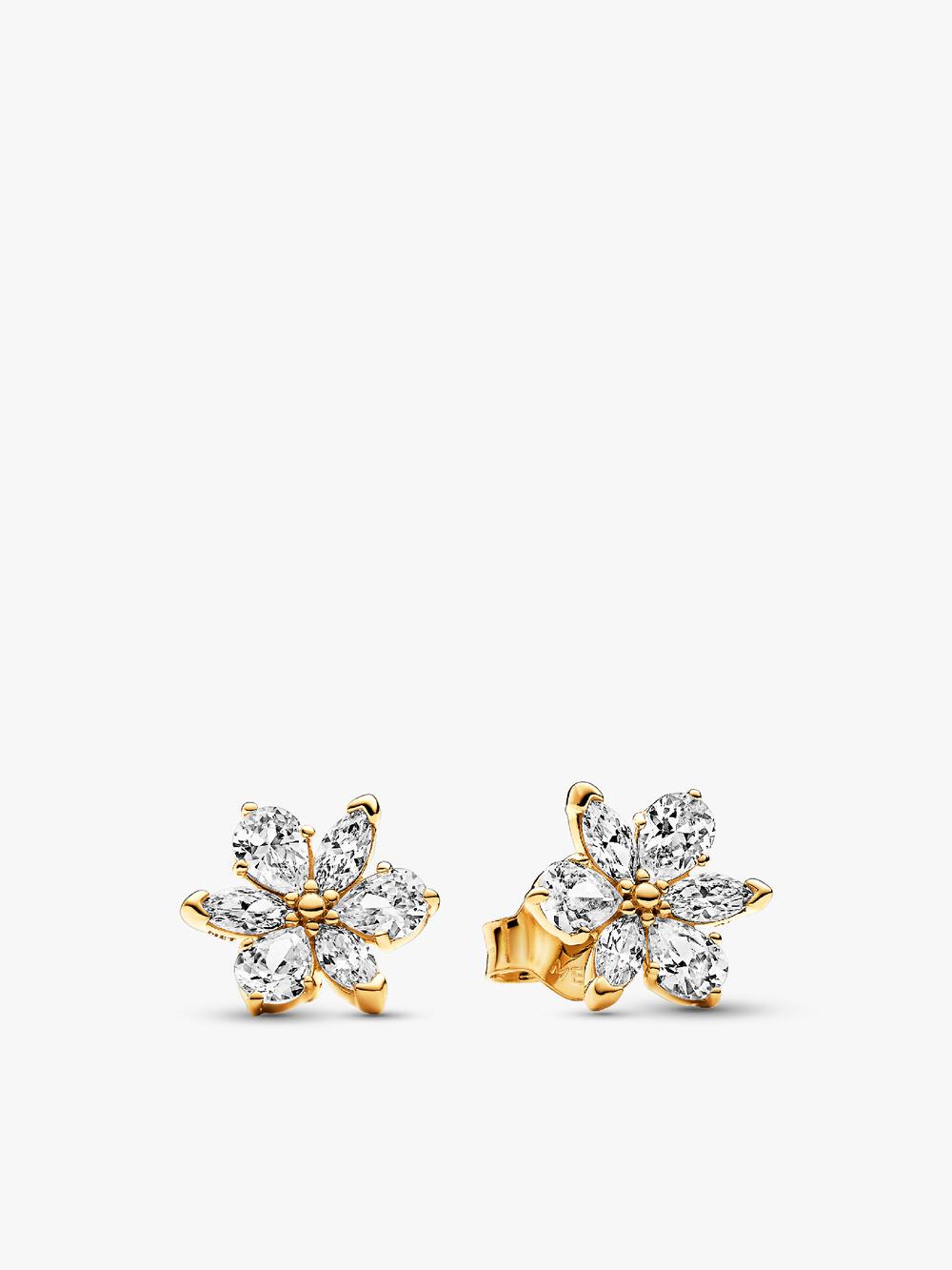Sparkling Huggie Hoop Earrings