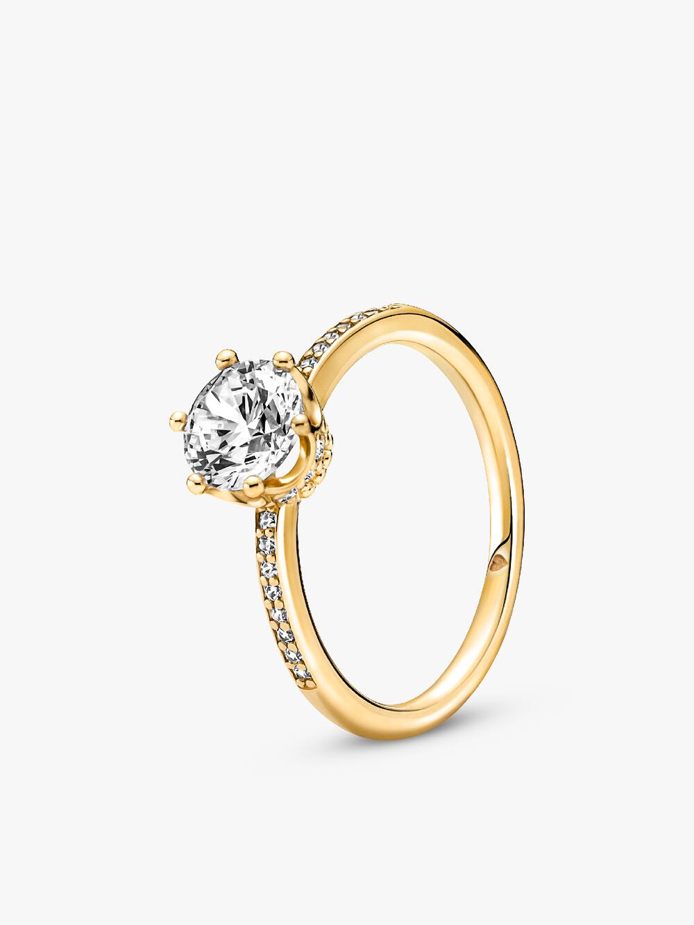 Sparkling Red Heart Ring