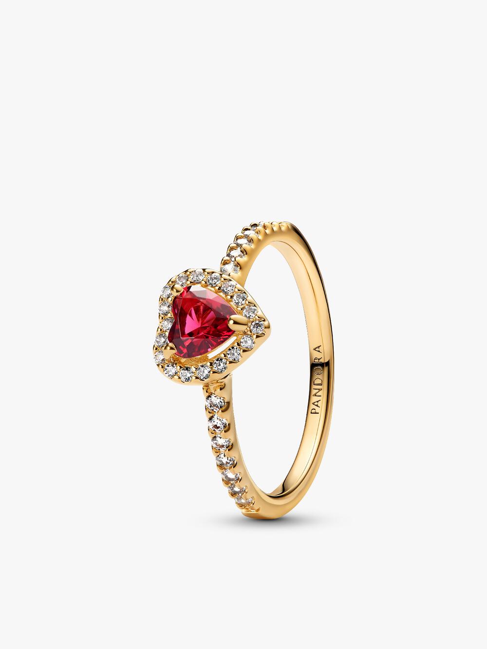 Double Heart Sparkling Ring