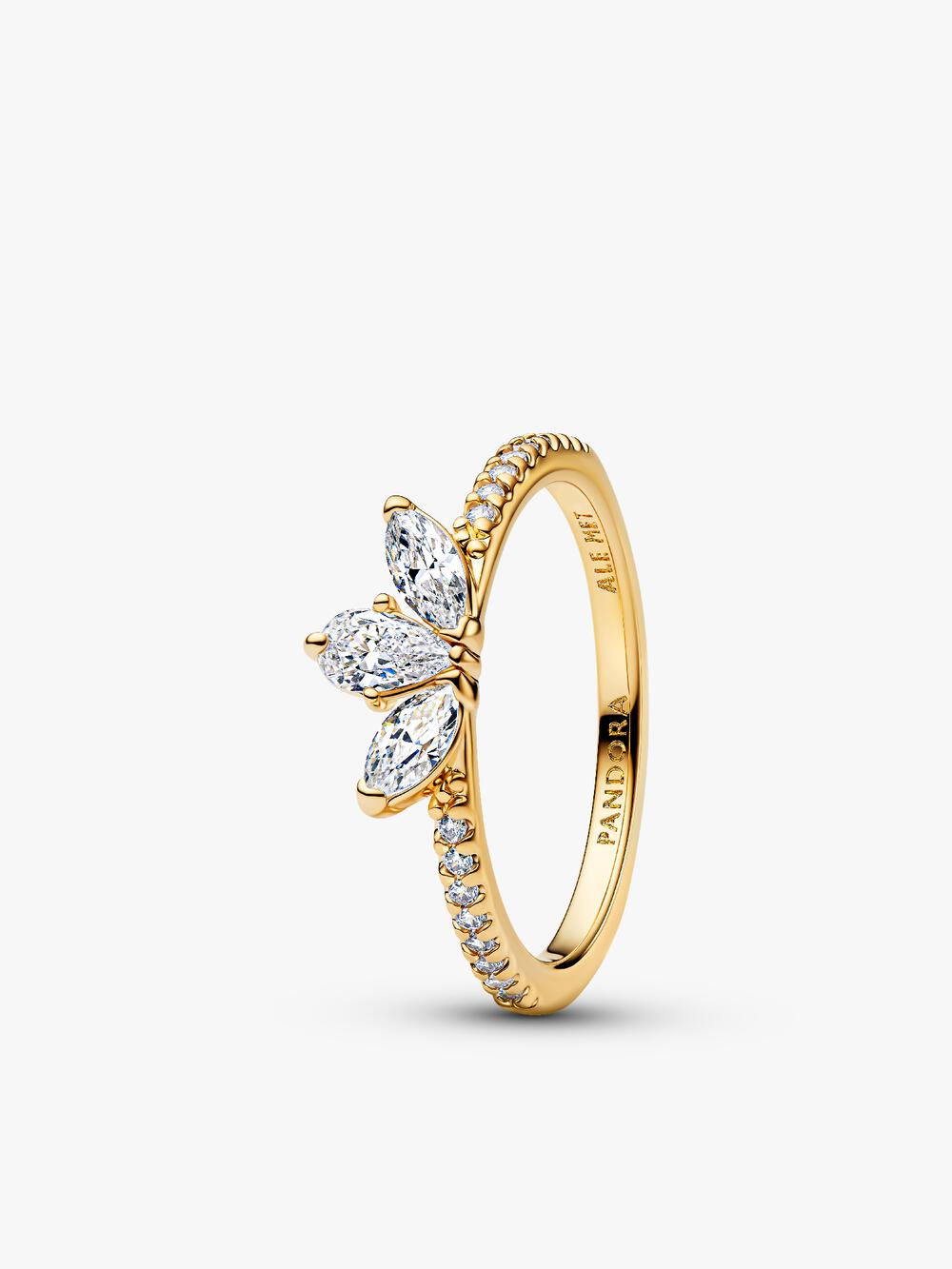 Double Heart Sparkling Ring