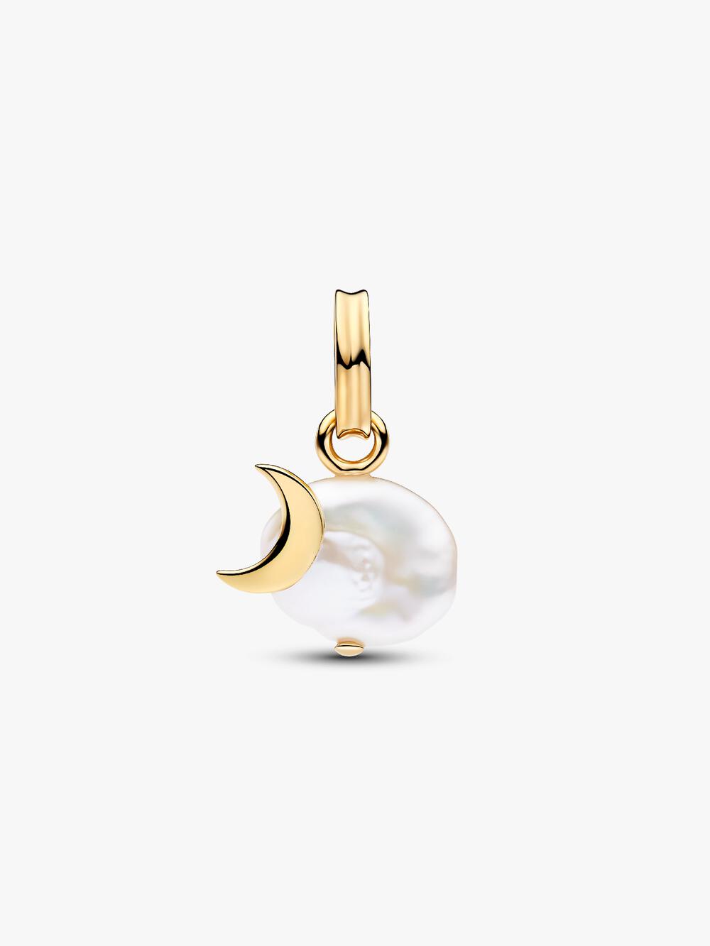 Treated Freshwater Cultured Baroque Pearl Cloud Dangle Charm