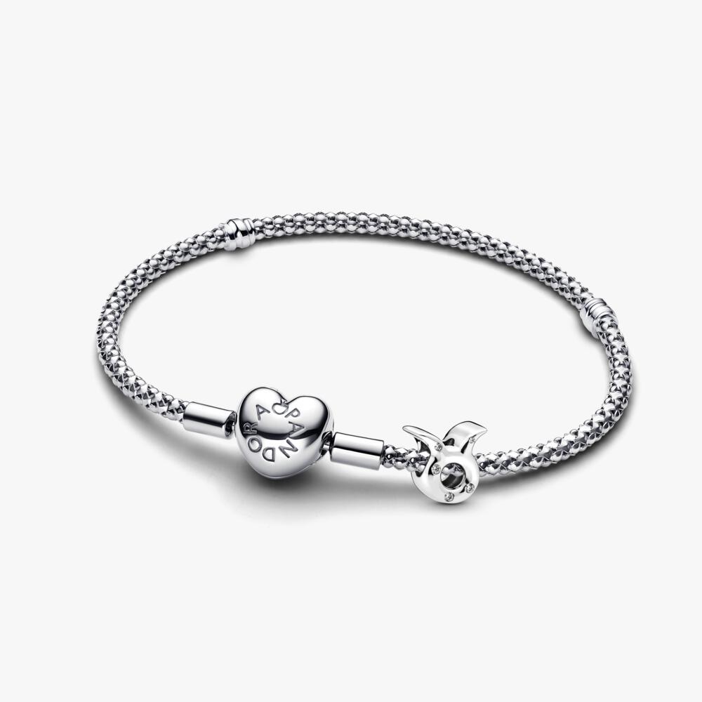 Gemini Zodiac Charm Studded Bracelet Set