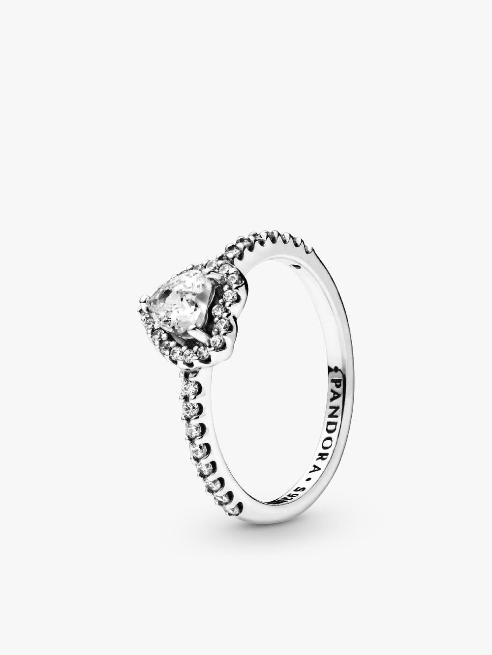 Elevated Pink Heart Ring