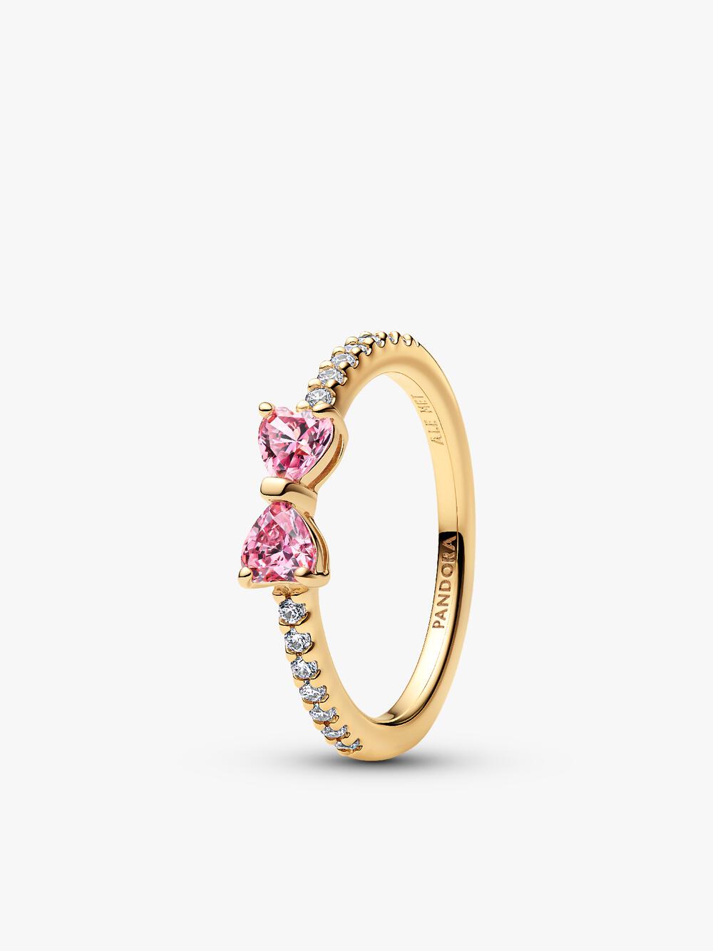 Engravable Heart Halo Ring