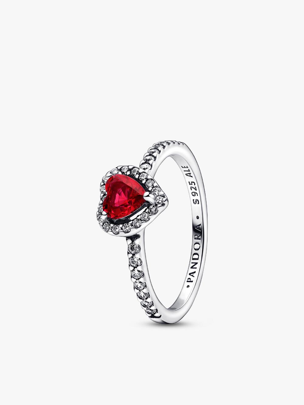 Red Heart Stud Earrings
