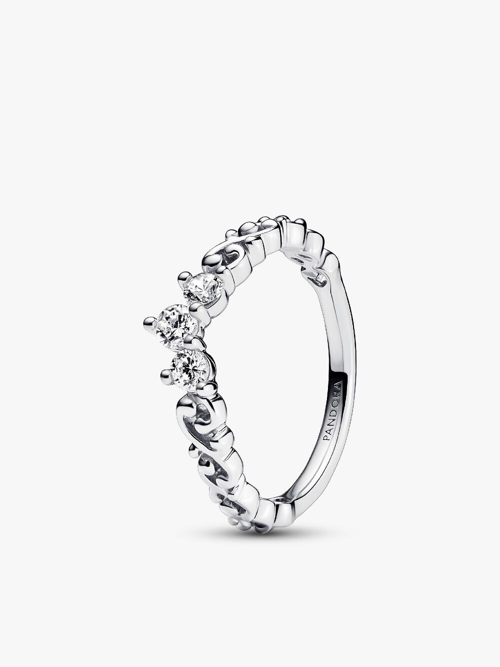 Sparkling Heart Padlock Stud Earrings