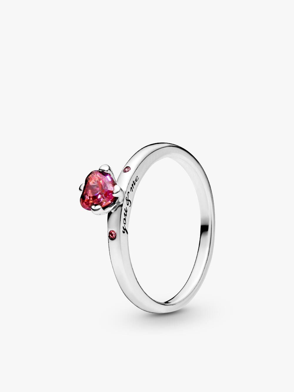 Red Heart Stud Earrings