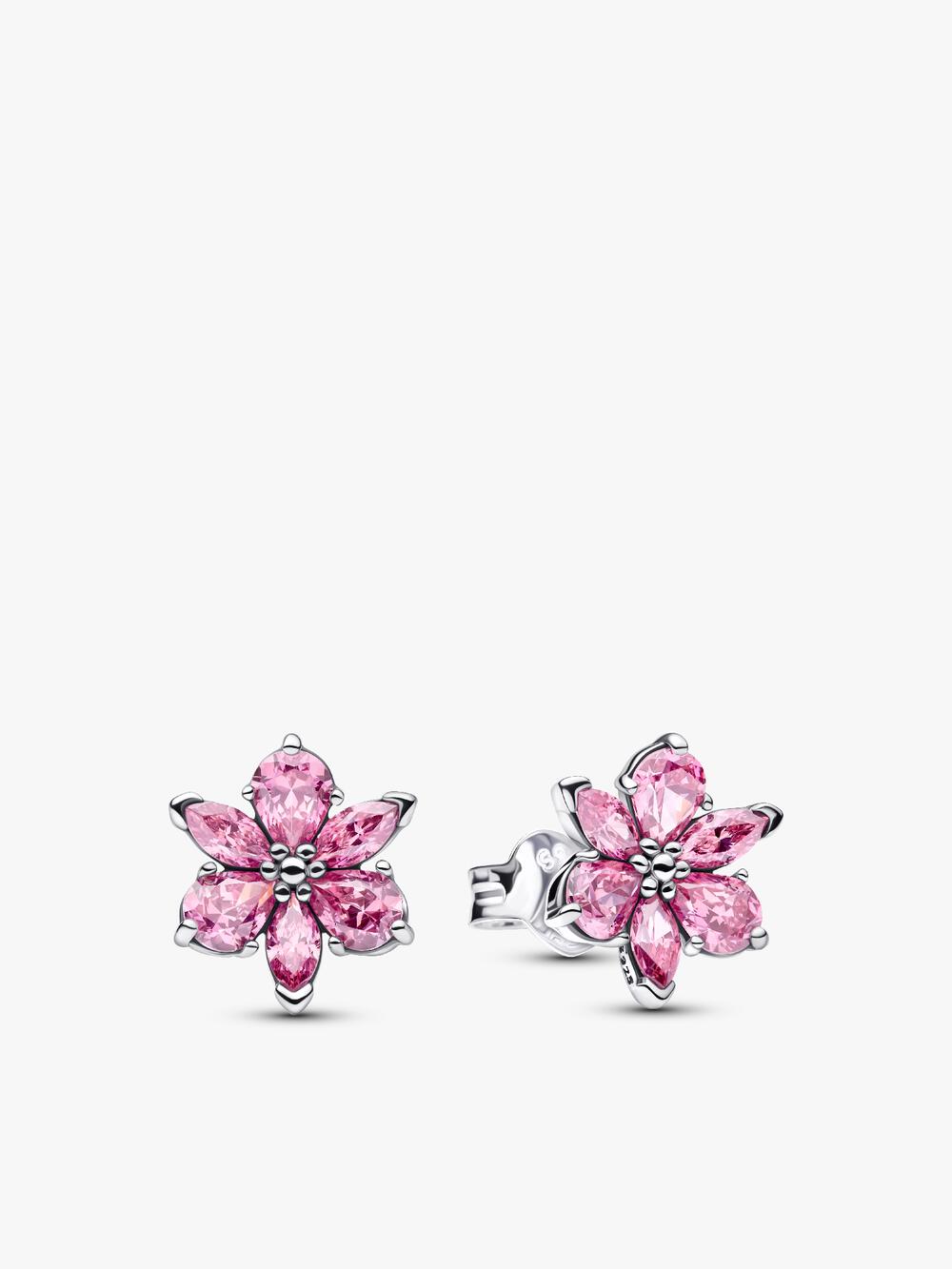 Sparkling Lucky Clover Stud Earrings