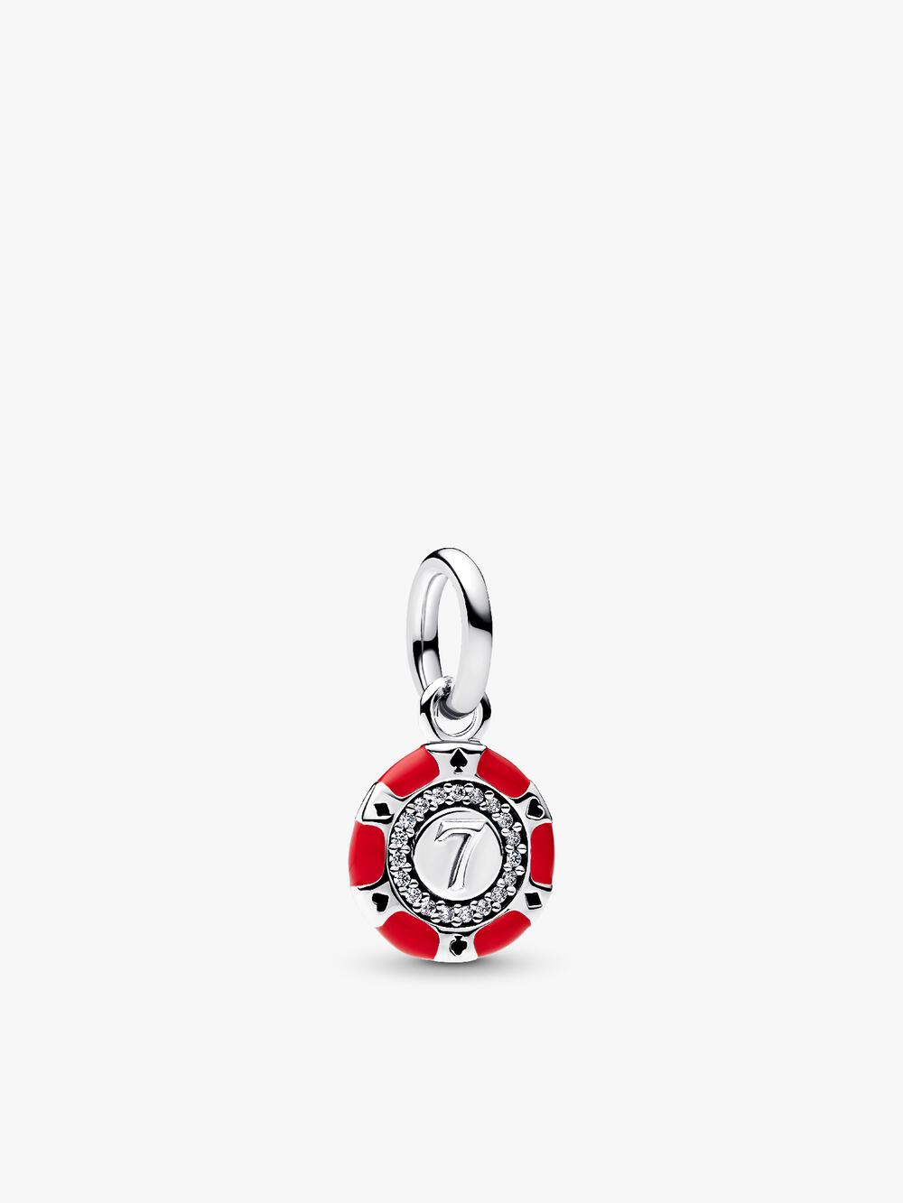 Iced Matcha Latte Murano Glass Dangle Charm