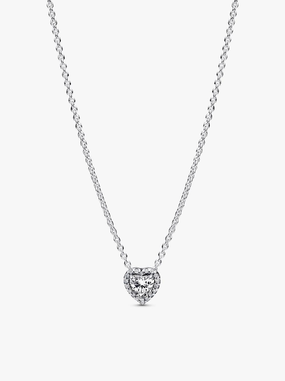 Sparkling Heart Collier Necklace