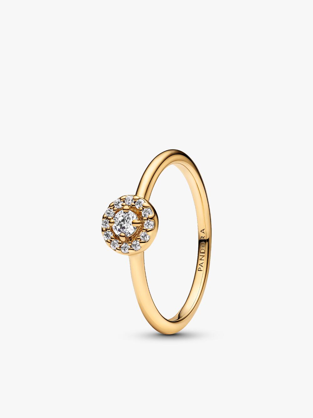 Round Pavé Halo Stud Earrings