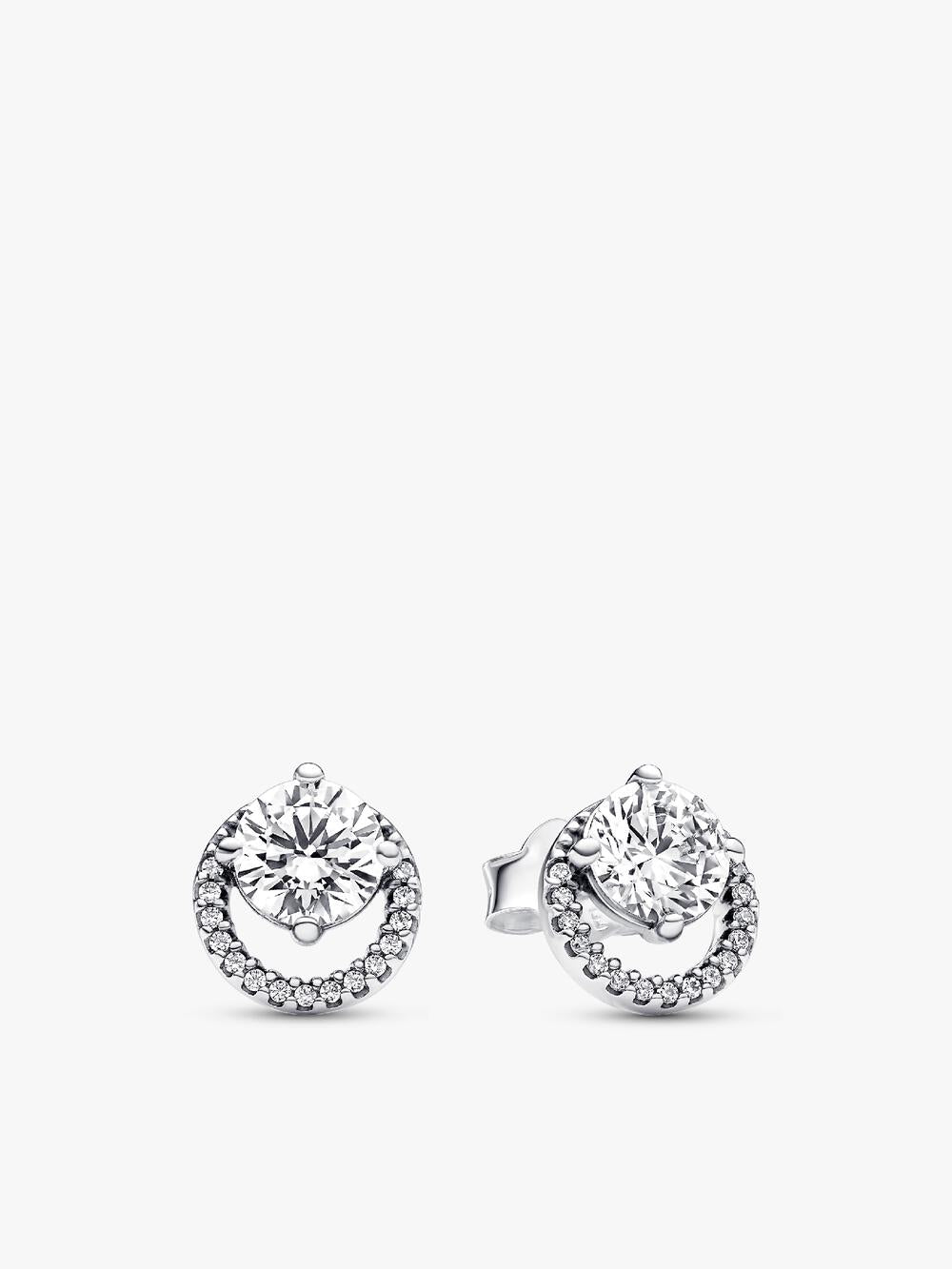 Elevated Heart Stud Earrings